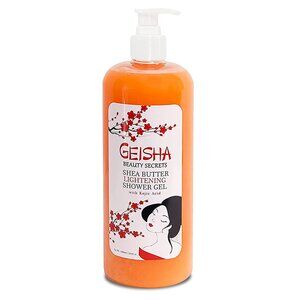 Geisha Beauty Secret Shower Gel Lightening and Moisturizing 33 Fl oz